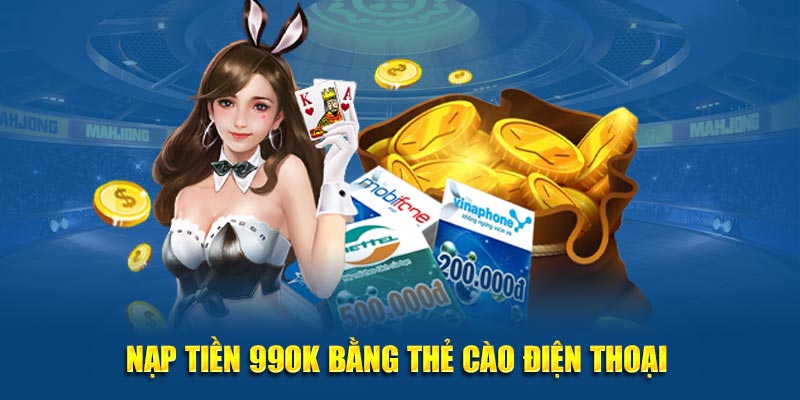 Nạp tiền 99OK bằng thẻ cào điện thoại 