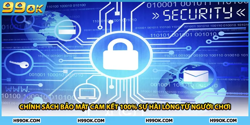 Chính sách bảo mật cam kết 100% sự hài lòng từ người chơi
