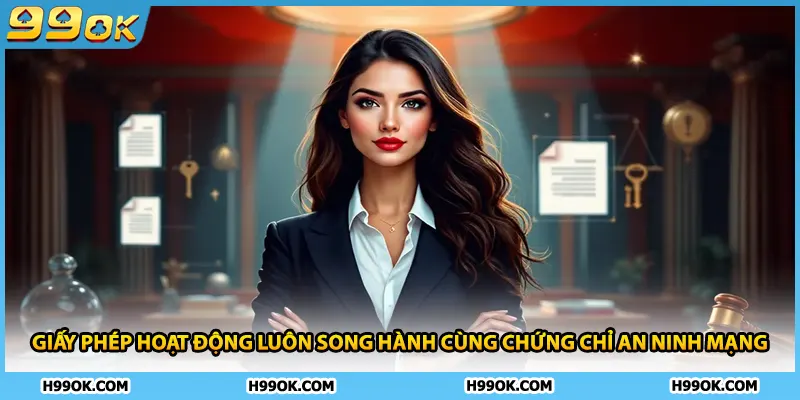 Giấy phép hoạt động luôn song hành cùng chứng chỉ an ninh mạng